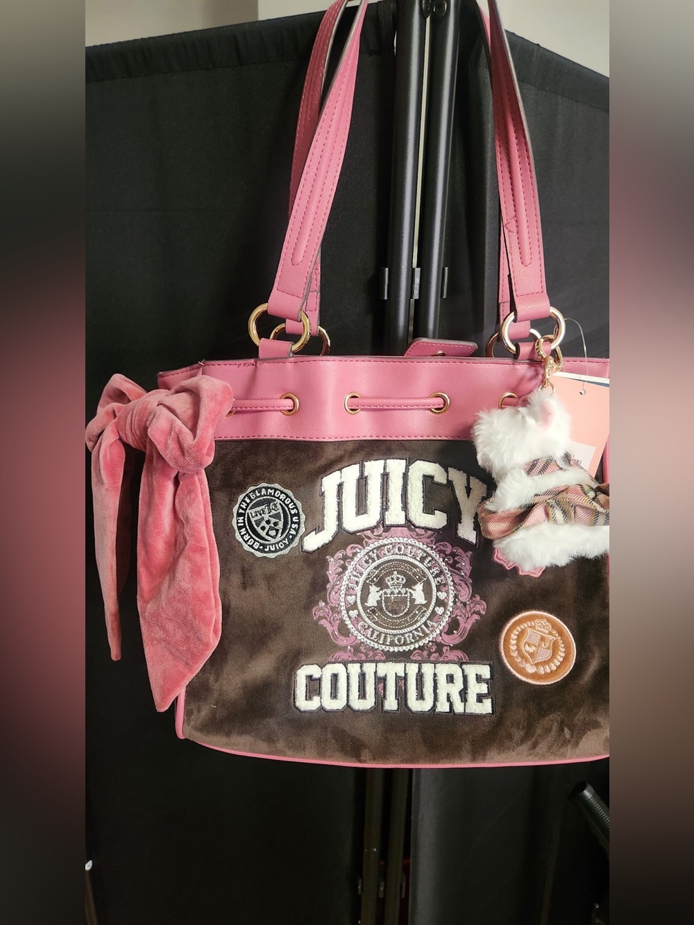 NEW Juicy Couture Chocolate
Juicy Varsity Daydreamer Tote #juicy #daydreamer